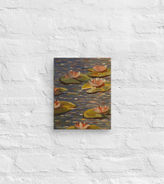 Like A Lily Pad: We Grow From Mud - Art Print by Niranjana